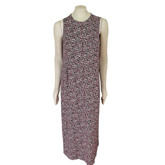 J.JILL Wearever Collection Abstract Printed Sleeveless Maxi Dress SZ M - Picture 1 of 11